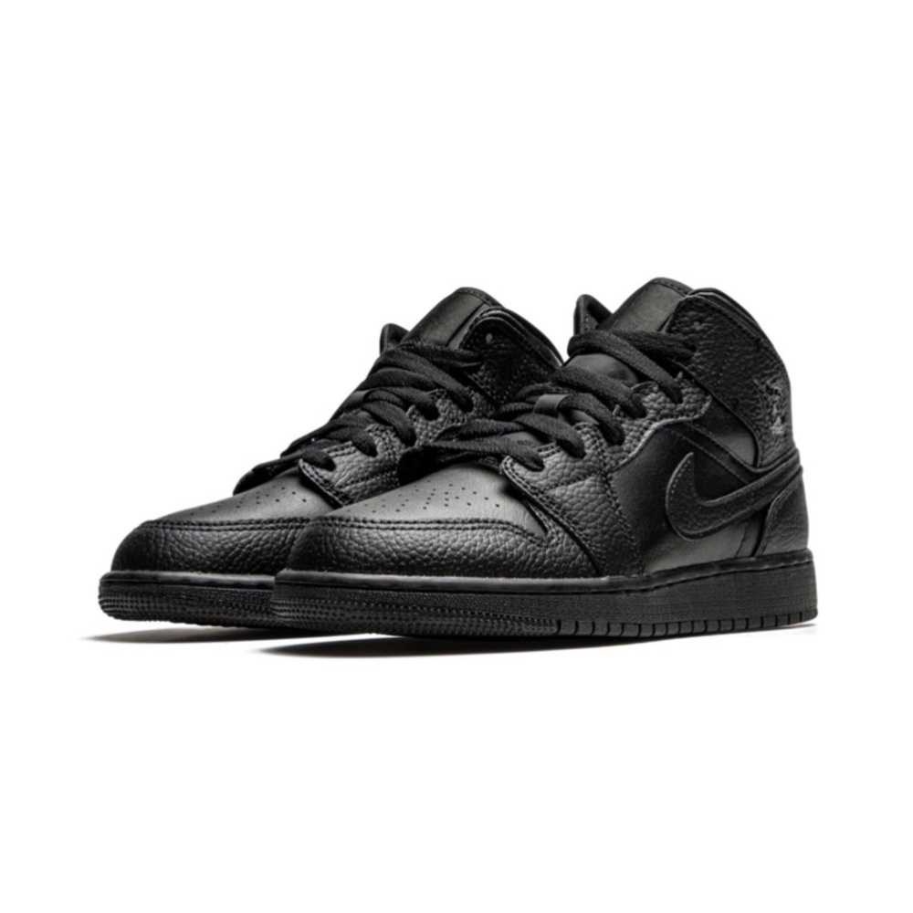 Nike Jordan 1 Mid SE Triple Black Sneakers